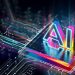 The letters AI glowing on a circuit board processor.