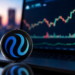 Injective INJ token displayed beside a rising crypto candlestick chart