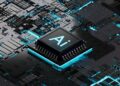 chip glows with a blue AI