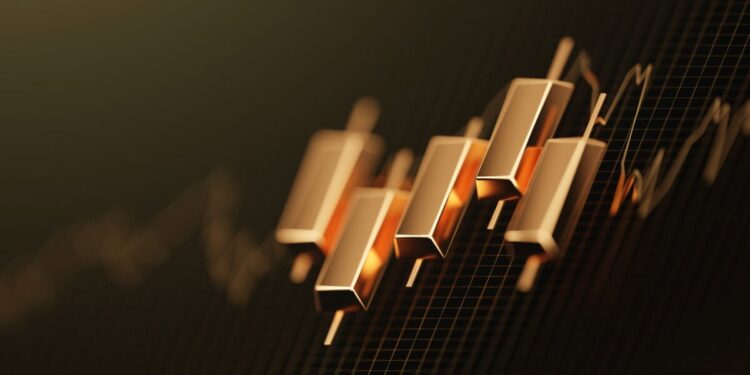 gold prices rise and fall