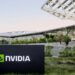 Nvidia logo at company headquarters